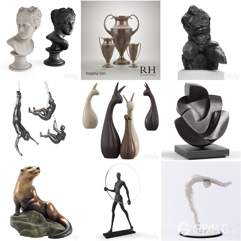 3DSky Pro 沙发椅子灯具装饰数码家电3D模型合辑2024年7月第1季 | 400套 | 19GB