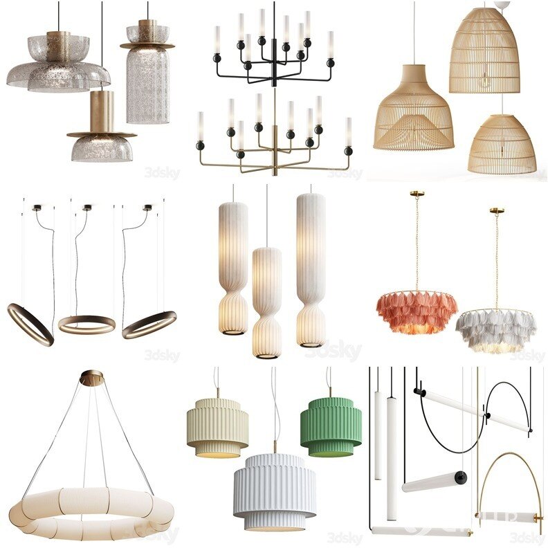 3DSky Pro 沙发椅子灯具装饰数码家电3D模型合辑2024年7月第1季 | 400套 | 19GB