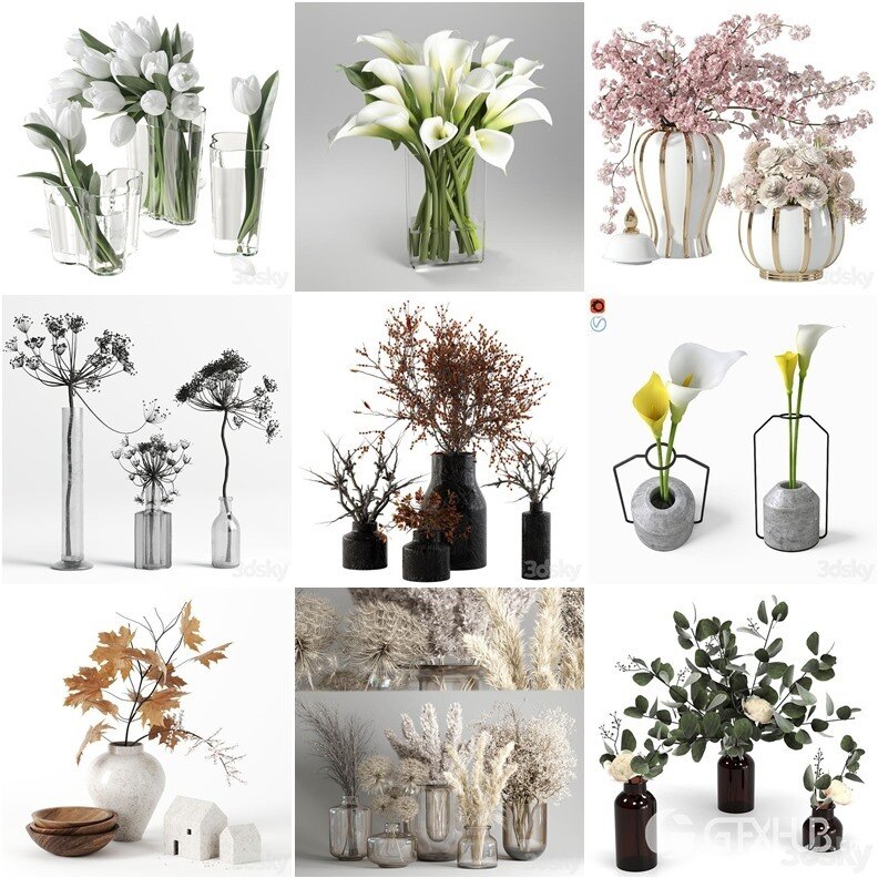 3DSky Pro 沙发椅子灯具装饰数码家电3D模型合辑2024年7月第1季 | 400套 | 19GB