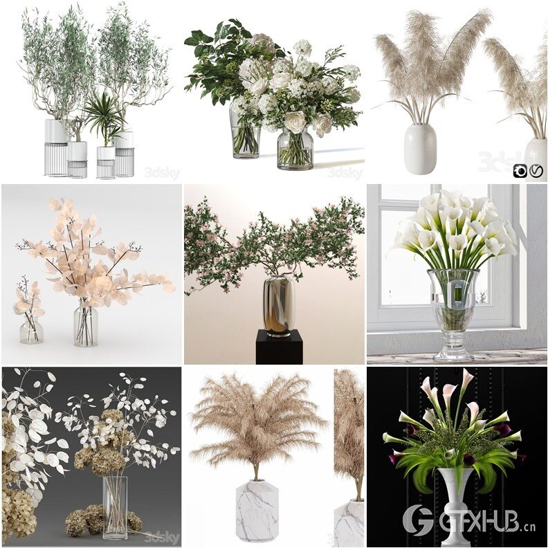 3DSky Pro 沙发椅子灯具装饰数码家电3D模型合辑2024年7月第1季 | 400套 | 19GB