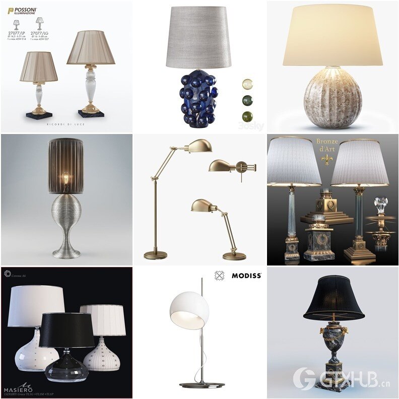 3DSky Pro 沙发椅子灯具装饰数码家电3D模型合辑2024年7月第1季 | 400套 | 19GB