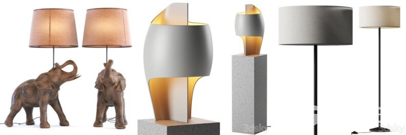 3DSky Pro 沙发椅子灯具装饰数码家电3D模型合辑2024年7月第1季 | 400套 | 19GB