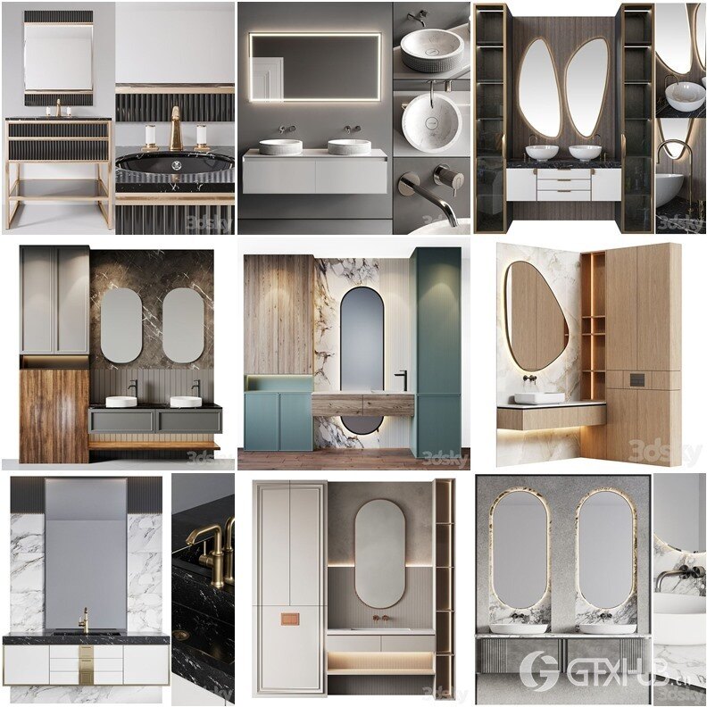 3DSky Pro 沙发椅子灯具装饰数码家电3D模型合辑2024年7月第1季 | 400套 | 19GB