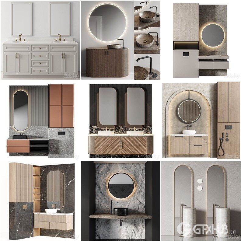 3DSky Pro 沙发椅子灯具装饰数码家电3D模型合辑2024年7月第1季 | 400套 | 19GB