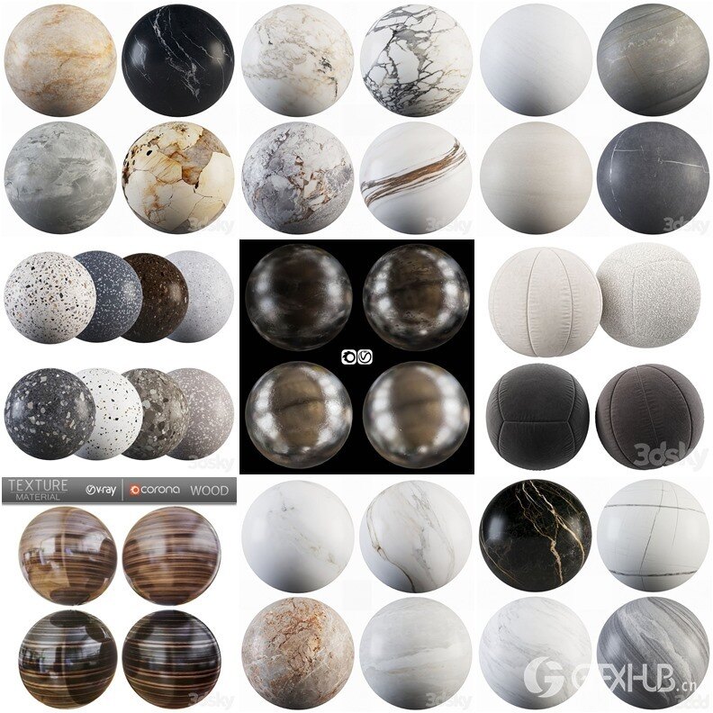 30组3dsky pro瓷砖大理石贴图合集 - 20240706