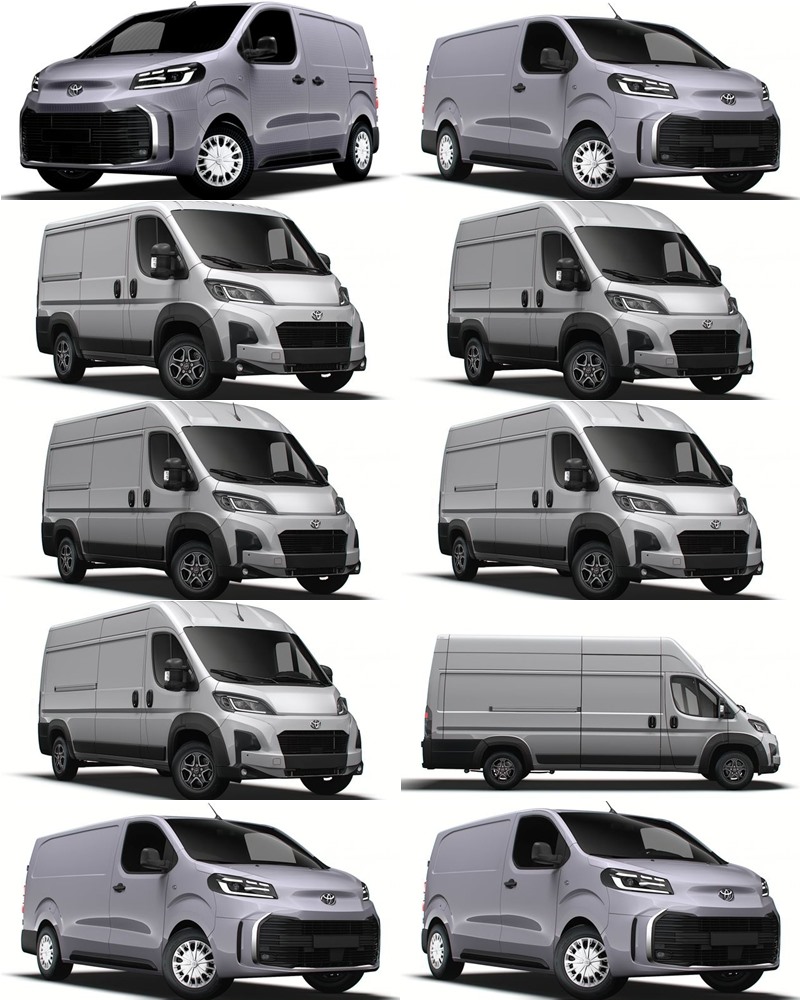 50套雷诺丰田大众汽车3D模型合集 – 20240706