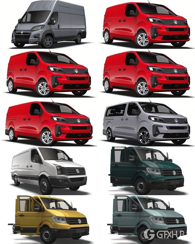 50套雷诺丰田大众汽车3D模型合集 – 20240706