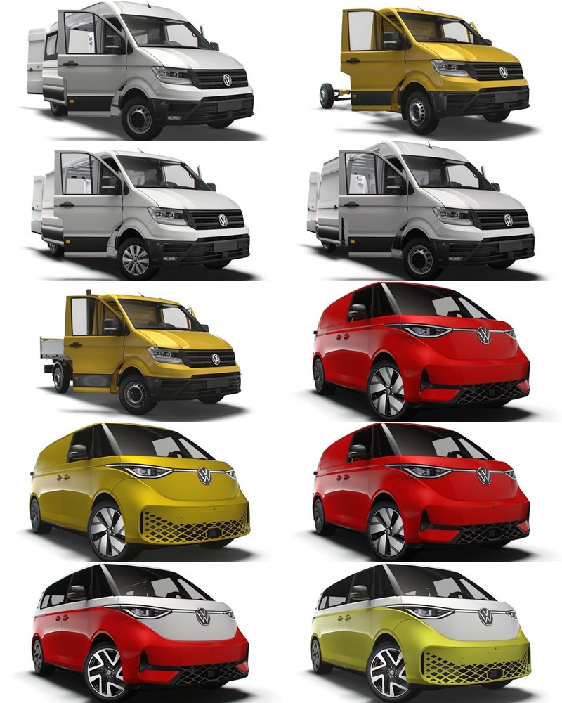 50套雷诺丰田大众汽车3D模型合集 – 20240706