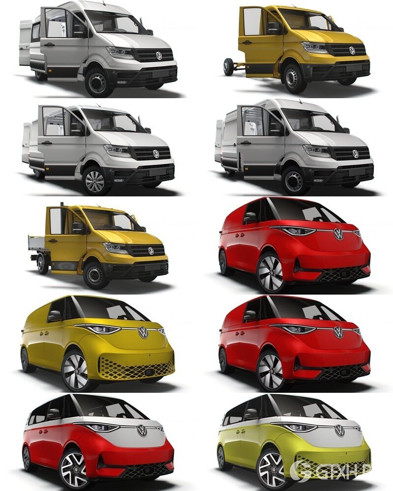 50套雷诺丰田大众汽车3D模型合集 – 20240706