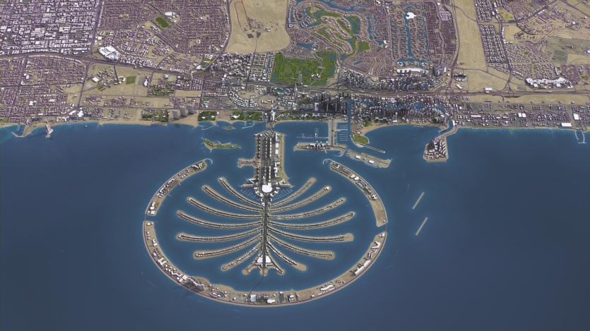 迪拜3D城市模型低聚 Dubai 3D City Model VR AR low-poly 3d model