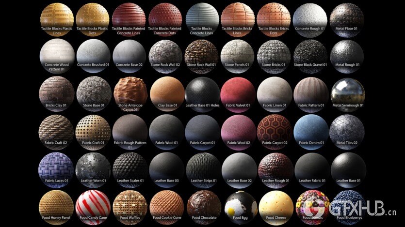 99组虚幻引擎材质预设资产合集 99 PBR Materials Vol.01