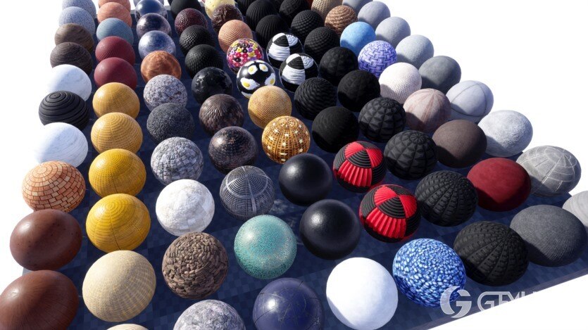 99组虚幻引擎材质预设资产合集 99 PBR Materials Vol.01