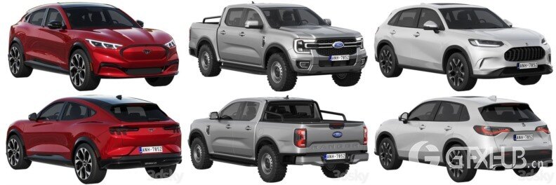 30套汽车3D模型合集 - 20240709