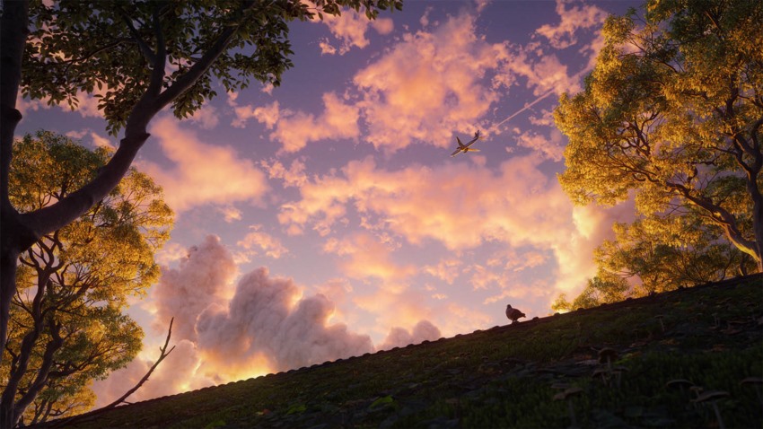 395组Blender真实云朵白云爆炸火焰拖尾烟雾烟花极光VDB体积云模型 Cloudscapes V2