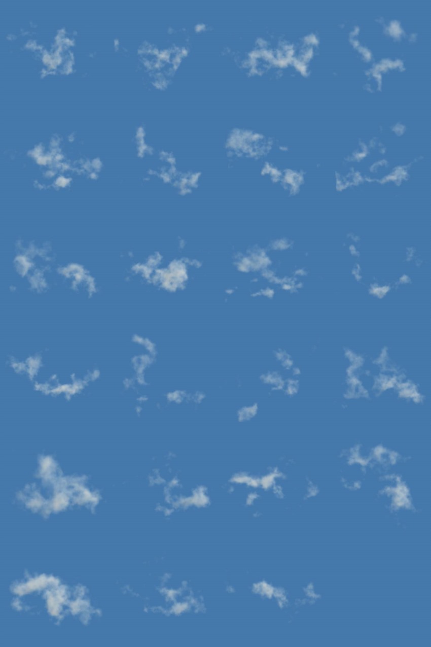 395组Blender真实云朵白云爆炸火焰拖尾烟雾烟花极光VDB体积云模型 Cloudscapes V2