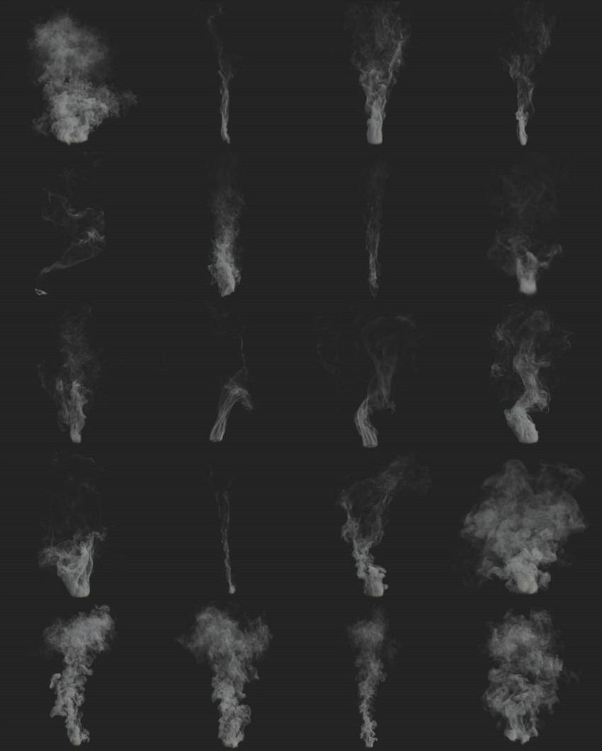 395组Blender真实云朵白云爆炸火焰拖尾烟雾烟花极光VDB体积云模型 Cloudscapes V2