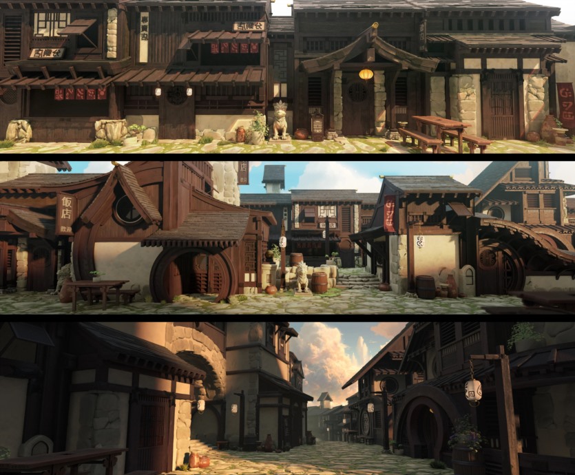 中式日式古代建筑3D模型资产预设 Absorb3D – Medieval Asia