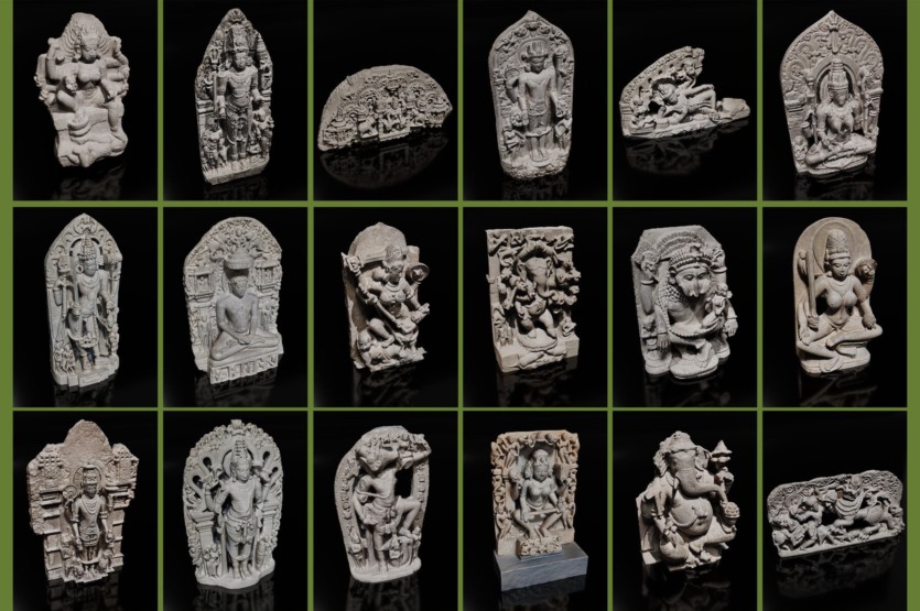 印度寺庙佛像3D模型 Mega Indian Kitbash Asset Bundle – Indian Temple Architecture Pack + Indian Deities sculpture Bundle