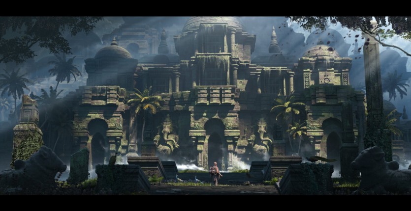 印度寺庙佛像3D模型 Mega Indian Kitbash Asset Bundle – Indian Temple Architecture Pack + Indian Deities sculpture Bundle