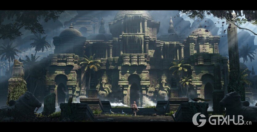 印度寺庙佛像3D模型 Mega Indian Kitbash Asset Bundle – Indian Temple Architecture Pack + Indian Deities sculpture Bundle