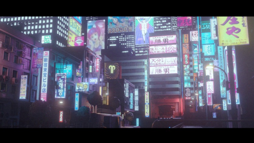 Blender日本城市楼房广告牌场景3D模型 Cyberpunk Street Signs 3D model