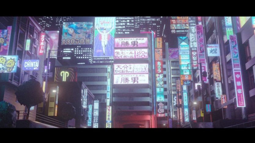 Blender日本城市楼房广告牌场景3D模型 Cyberpunk Street Signs 3D model