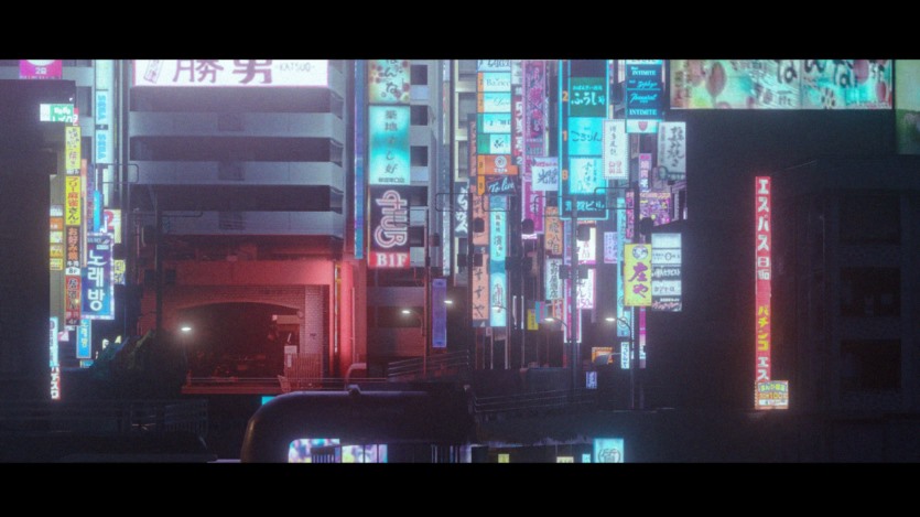 Blender日本城市楼房广告牌场景3D模型 Cyberpunk Street Signs 3D model