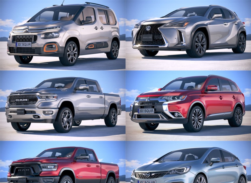 25套汽车3D模型合集 - 20240714