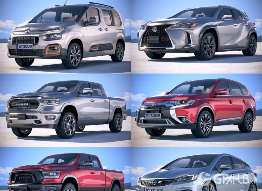 25套汽车3D模型合集 - 20240714
