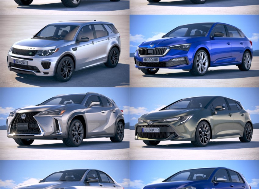 25套汽车3D模型合集 - 20240714