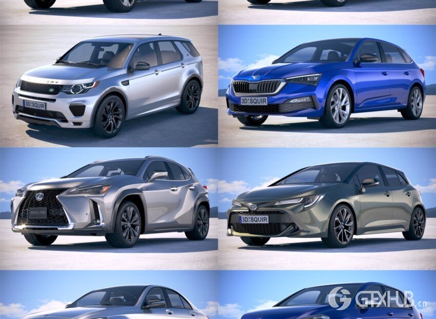 25套汽车3D模型合集 - 20240714