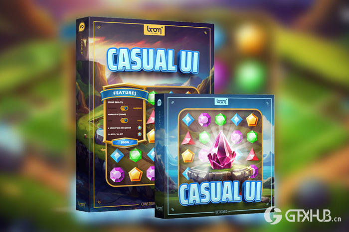 3745种休闲娱乐游戏UI交互界面操作使用无损音效 Boom Library - Casual UI