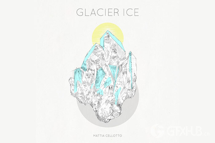 300个真实冰块破碎裂开无损音效 Glacier Ice