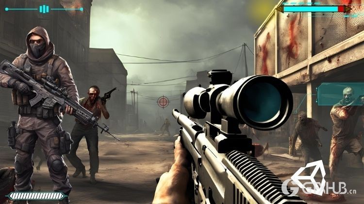 Unity初学者的完整3D FPS僵尸游戏 Complete 3D FPS Zombie Game in Unity for Beginners