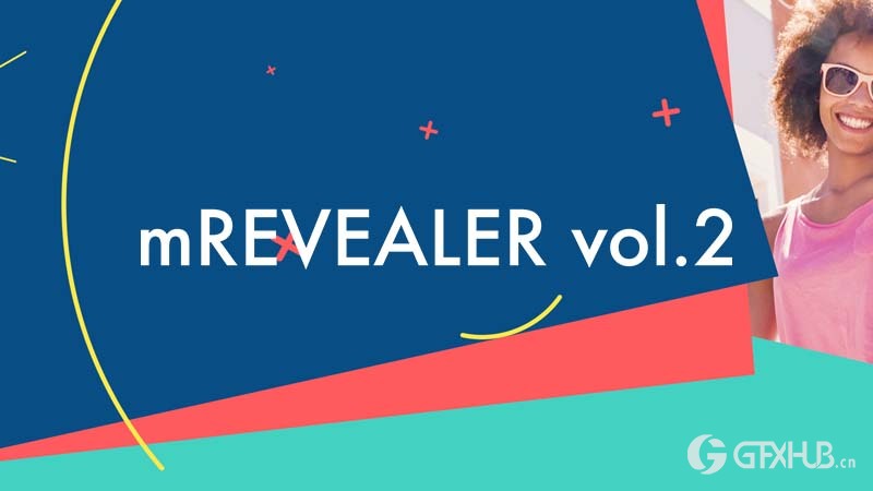 50种炫酷图形文字LOGO图像排版展示动画预设 mREVEALER vol. 2