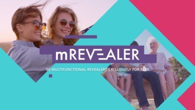 50种炫酷图形文字LOGO图像排版展示动画预设 mREVEALER