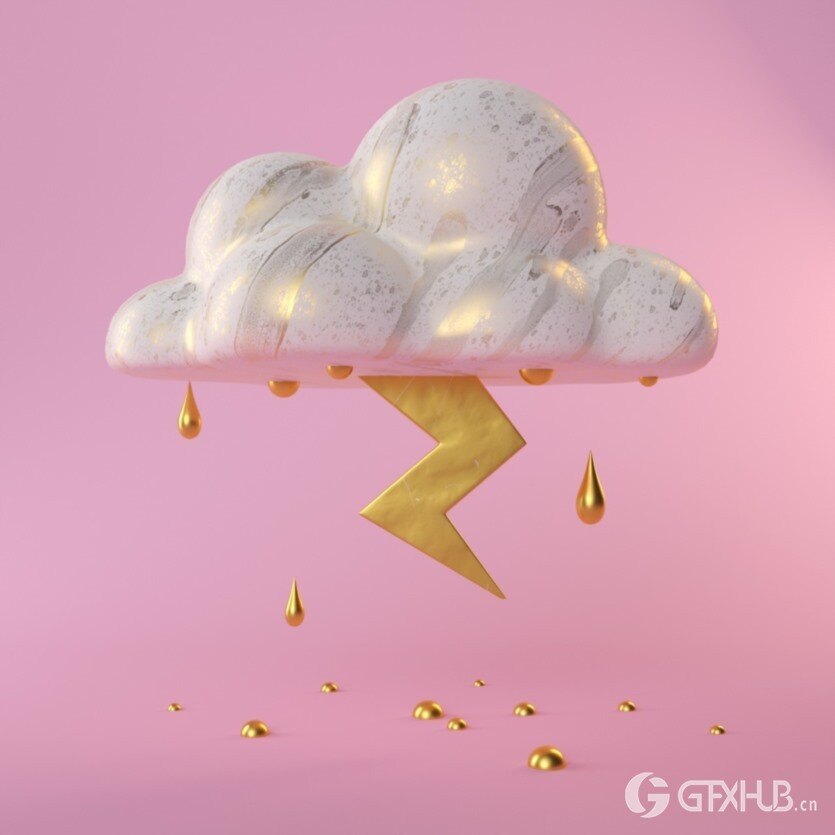 180个可爱卡通C4D模型 The Happy ToolBox Model Pack v1