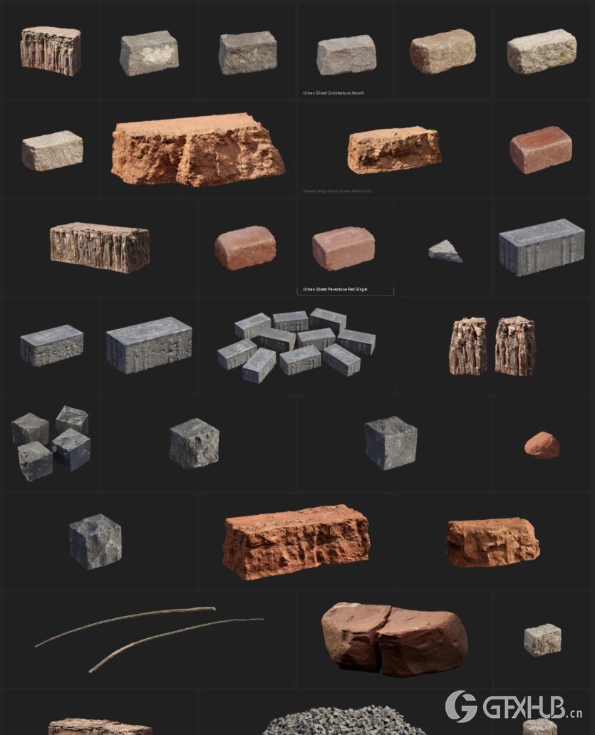 Quixel 全站离线资源扫描模型+材质+贴图 Quixel MegascansBridgeMixer