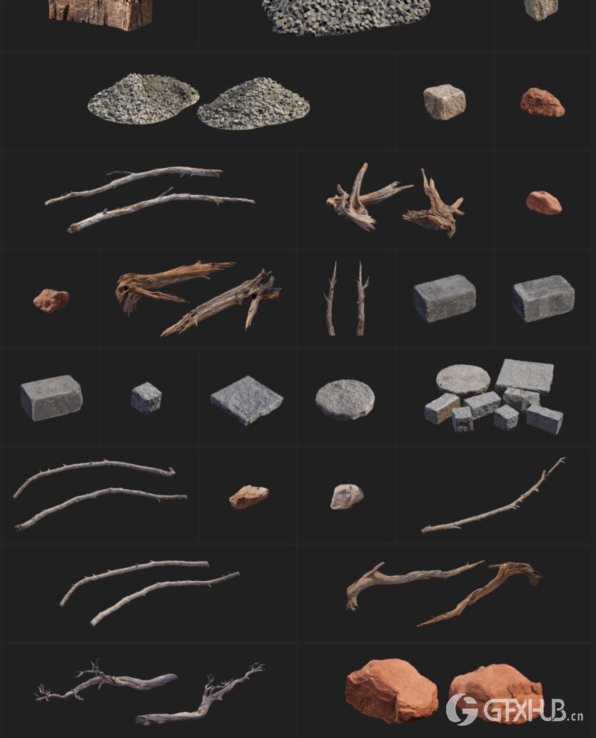 Quixel 全站离线资源扫描模型+材质+贴图 Quixel MegascansBridgeMixer