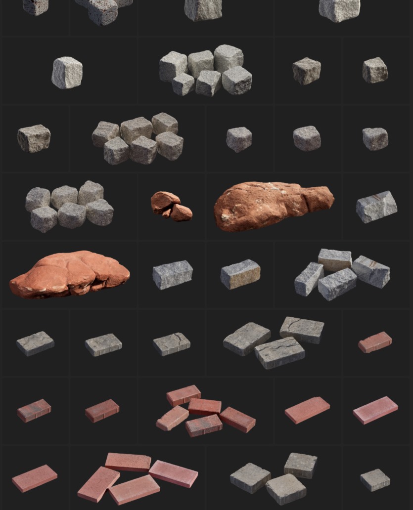 Quixel 全站离线资源扫描模型+材质+贴图 Quixel MegascansBridgeMixer