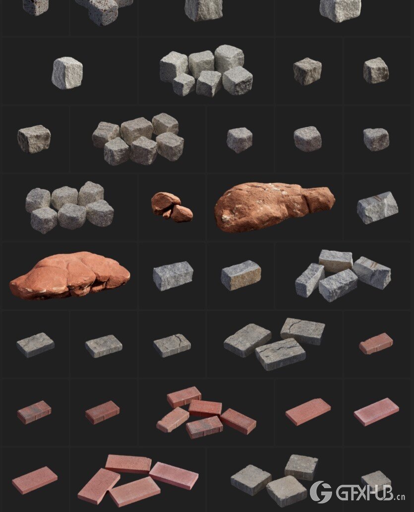 Quixel 全站离线资源扫描模型+材质+贴图 Quixel MegascansBridgeMixer