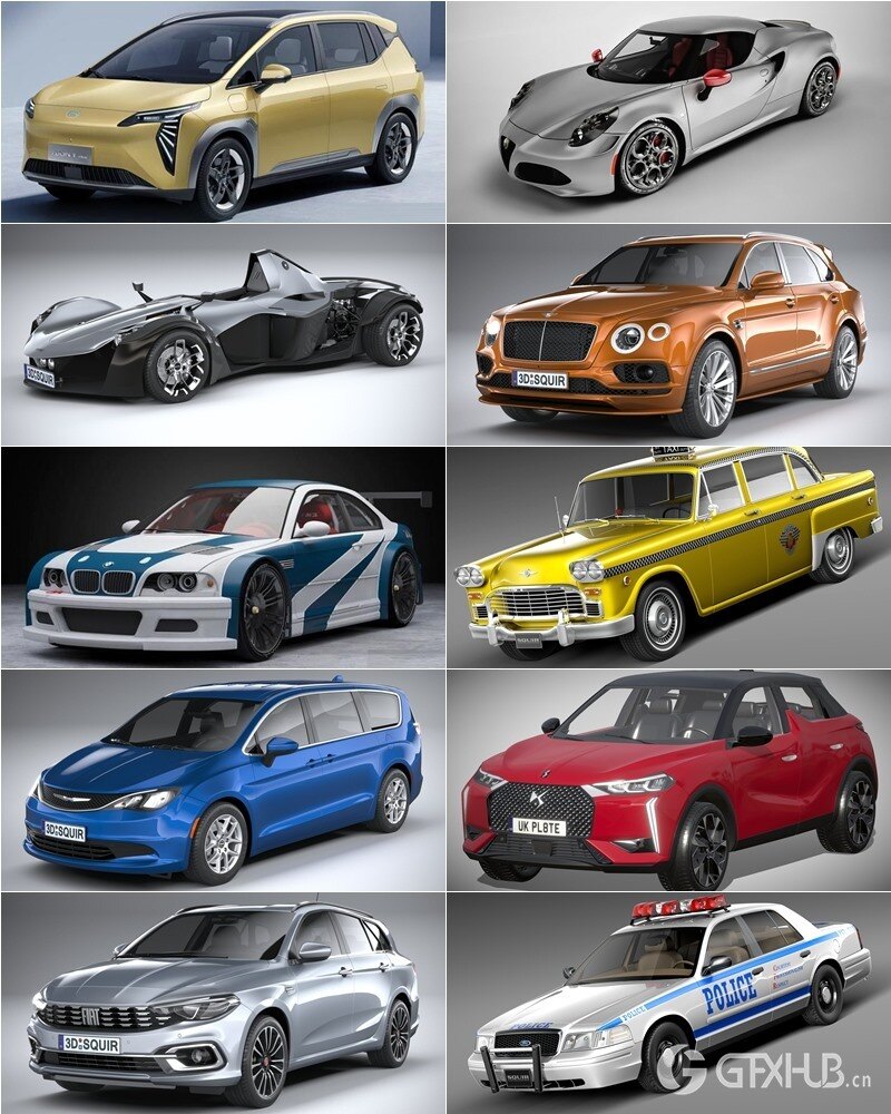 30套汽车3D模型合集 - 20240724