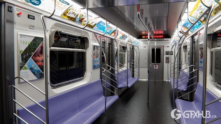 Blender初学者3D建模教程 Blender Subway Interior Modeling