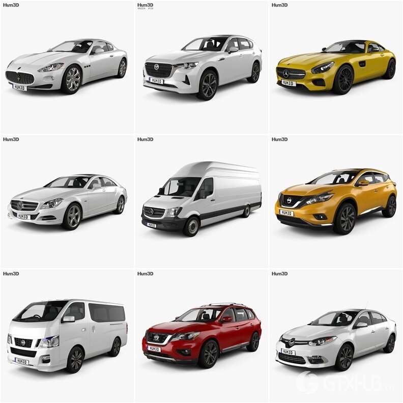 30套高品质汽车3D模型合集 - 20240731