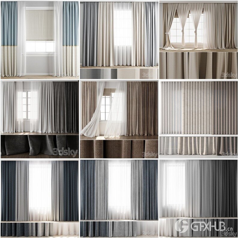 3DSky Pro 沙发椅子灯具柜子装饰3D模型合辑2024年8月第1季 | 450套 | 19.5GB