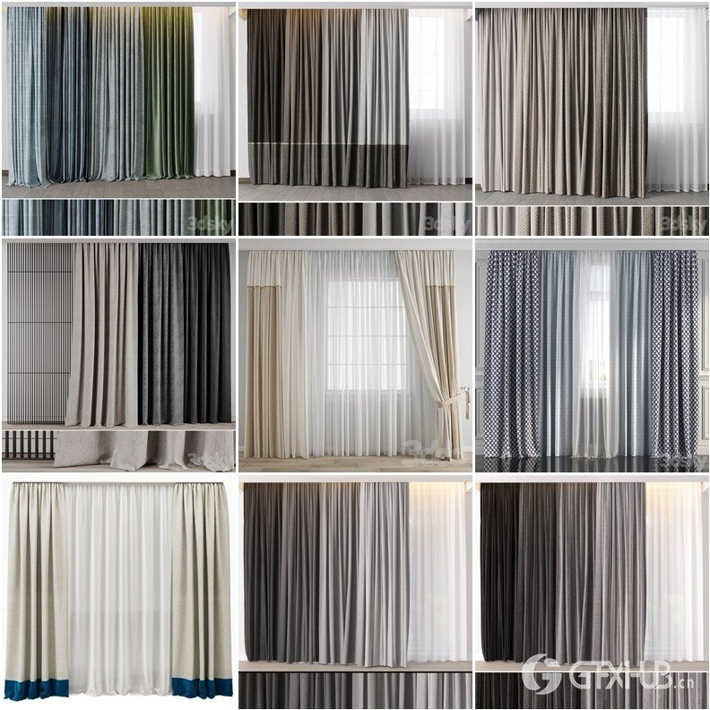 3DSky Pro 沙发椅子灯具柜子装饰3D模型合辑2024年8月第1季 | 450套 | 19.5GB