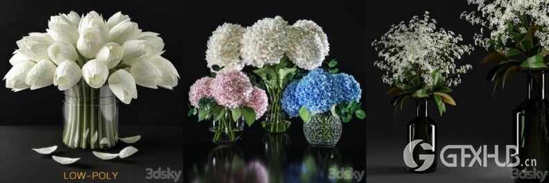 3DSky Pro 沙发椅子灯具柜子装饰3D模型合辑2024年8月第1季 | 450套 | 19.5GB