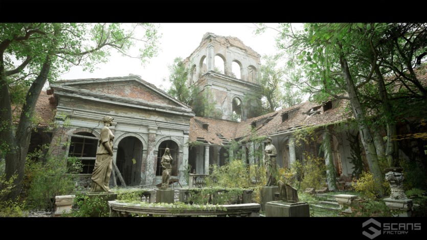 [扫描] 废弃的庄园UE环境资产 [SCANS] Abandoned Manor
