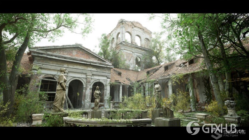 [扫描] 废弃的庄园UE环境资产 [SCANS] Abandoned Manor