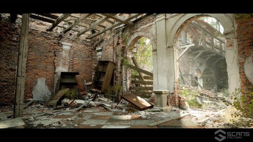 [扫描] 废弃的庄园UE环境资产 [SCANS] Abandoned Manor